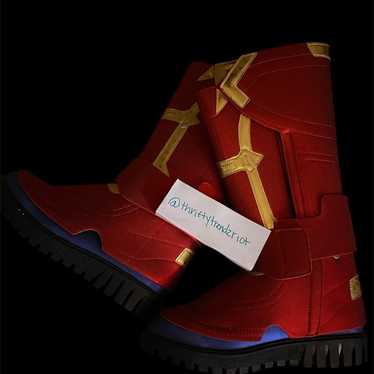 Superhero Cosplay Costume Boots Captain Marvel Ave