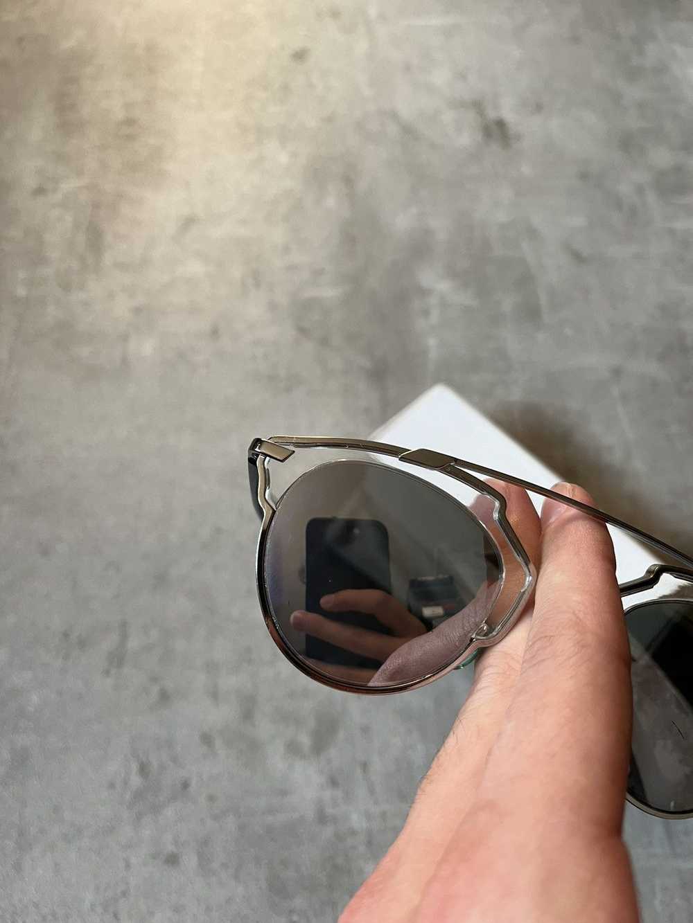 Dior × Luxury × Vintage Dior so real aviator silv… - image 3