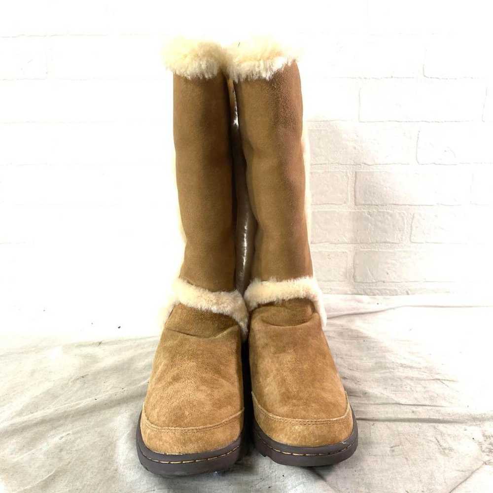 688☆ UGG Sheepskin Boots Casual Ladies Size 22 Be… - image 5