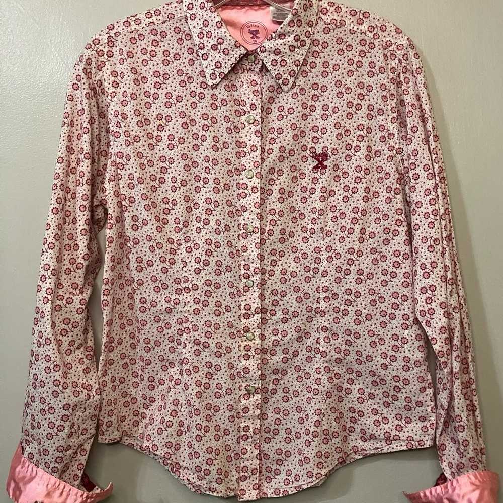 Wrangler 20X Western Pearl Snap Shirt Women’s Sma… - image 1