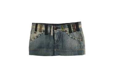 Miss Sixty Micro Mini Denim Skirt (M) - image 1