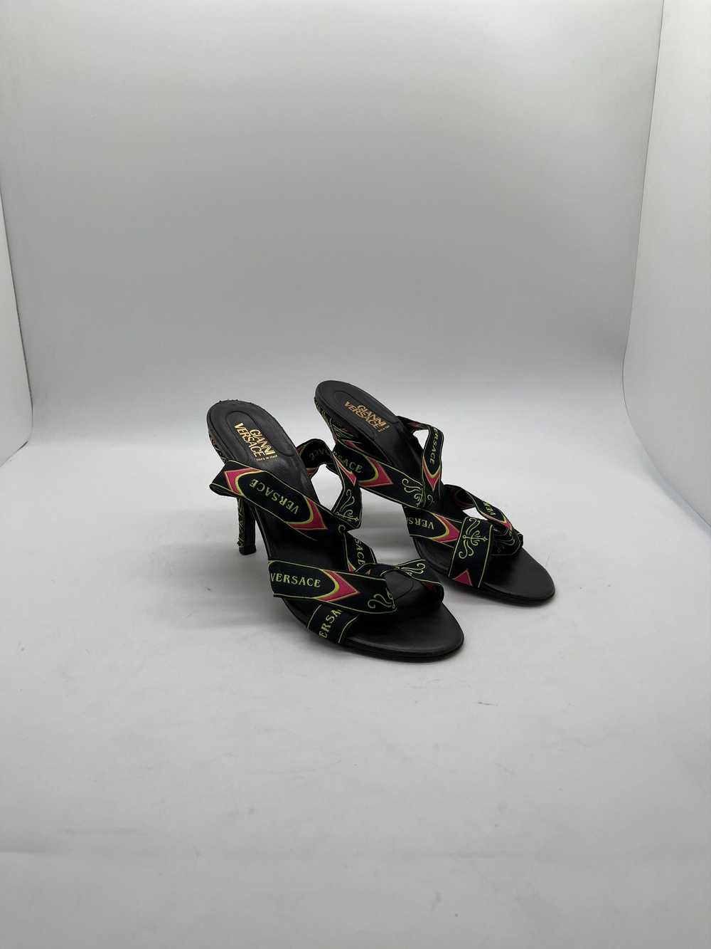 Gianni Versace × Versace Logo Strap Heels - image 3