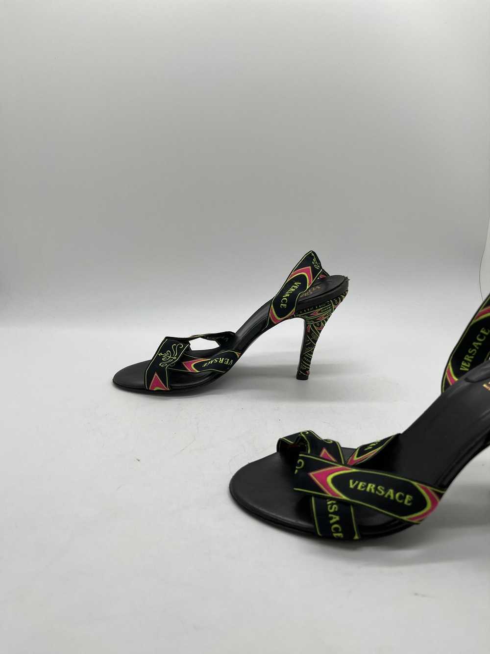 Gianni Versace × Versace Logo Strap Heels - image 4