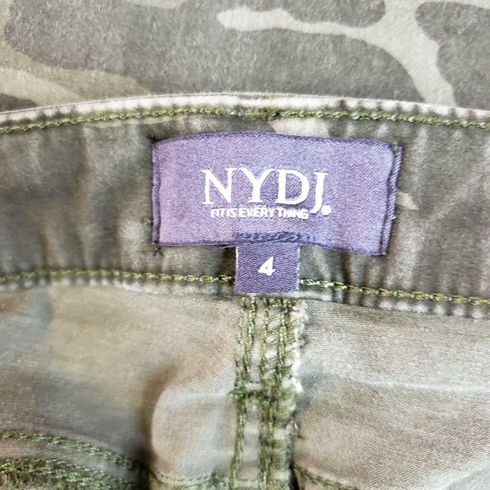 NYDJ NYDJ Women's Green Camo Mid Rise Cotton Blen… - image 6