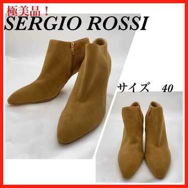 Sergio Rossi Short Boots Bootie Ankle Boots Suede 