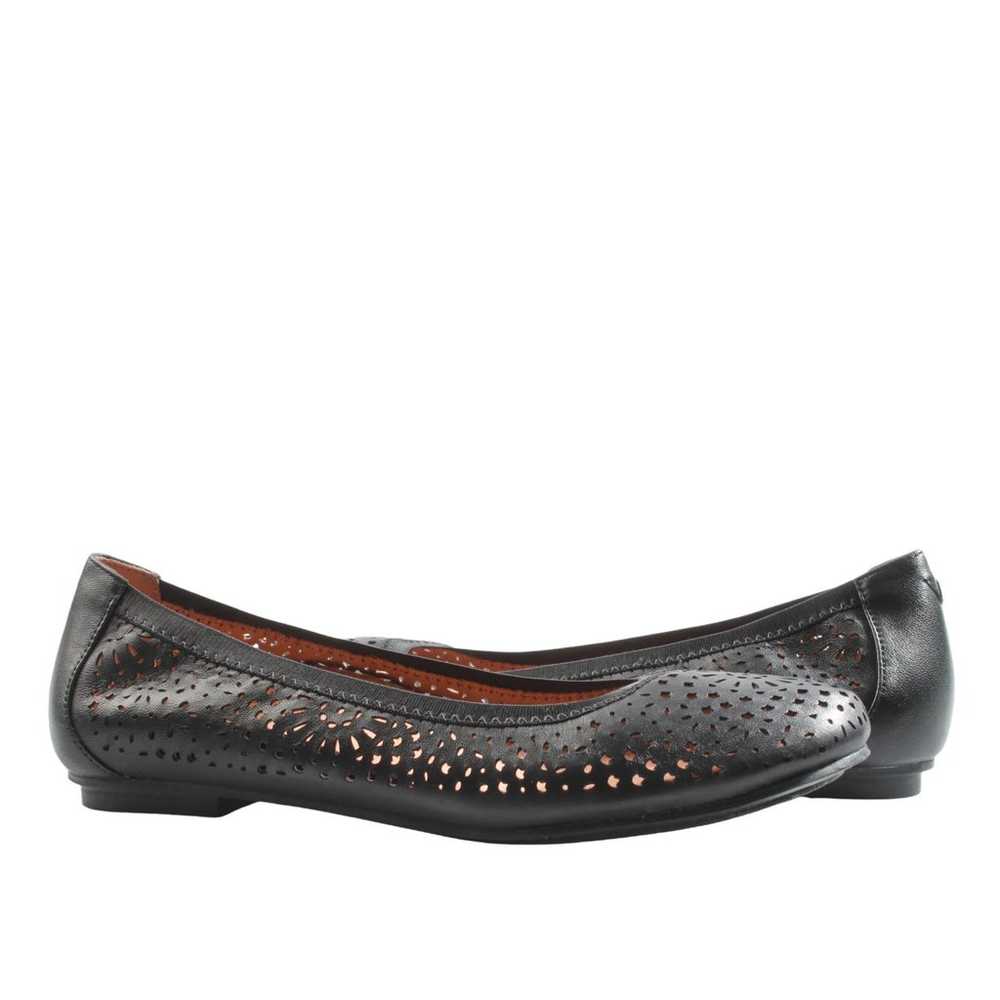 Vionic Robyn Perforated Leather Ballet Flats Slip… - image 1