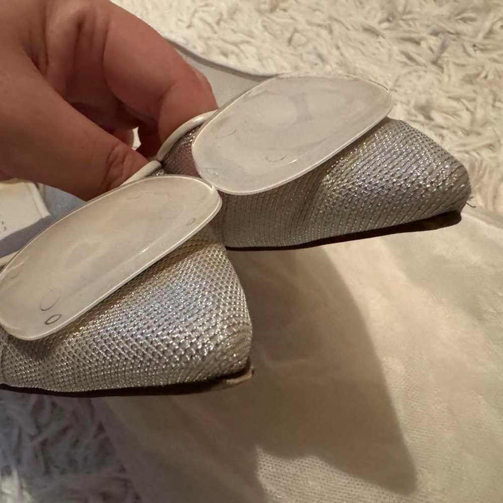 【Rutaron le talon】Silver pointed toe flat shoes - image 9