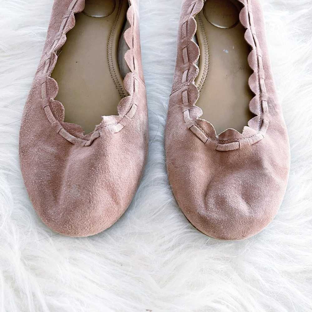 Jack Rogers Lucie Scalloped Suede Ballet Flats - image 3