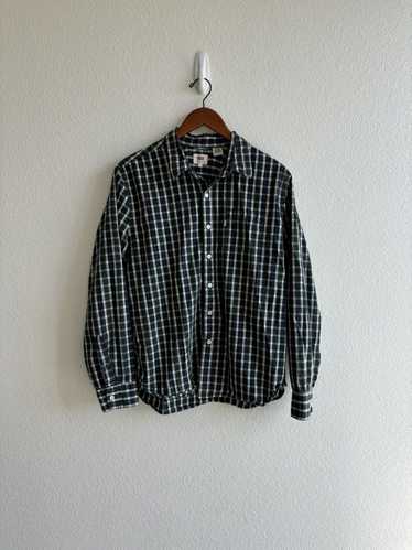 Levi's Green Plaid Levi’s Button Up