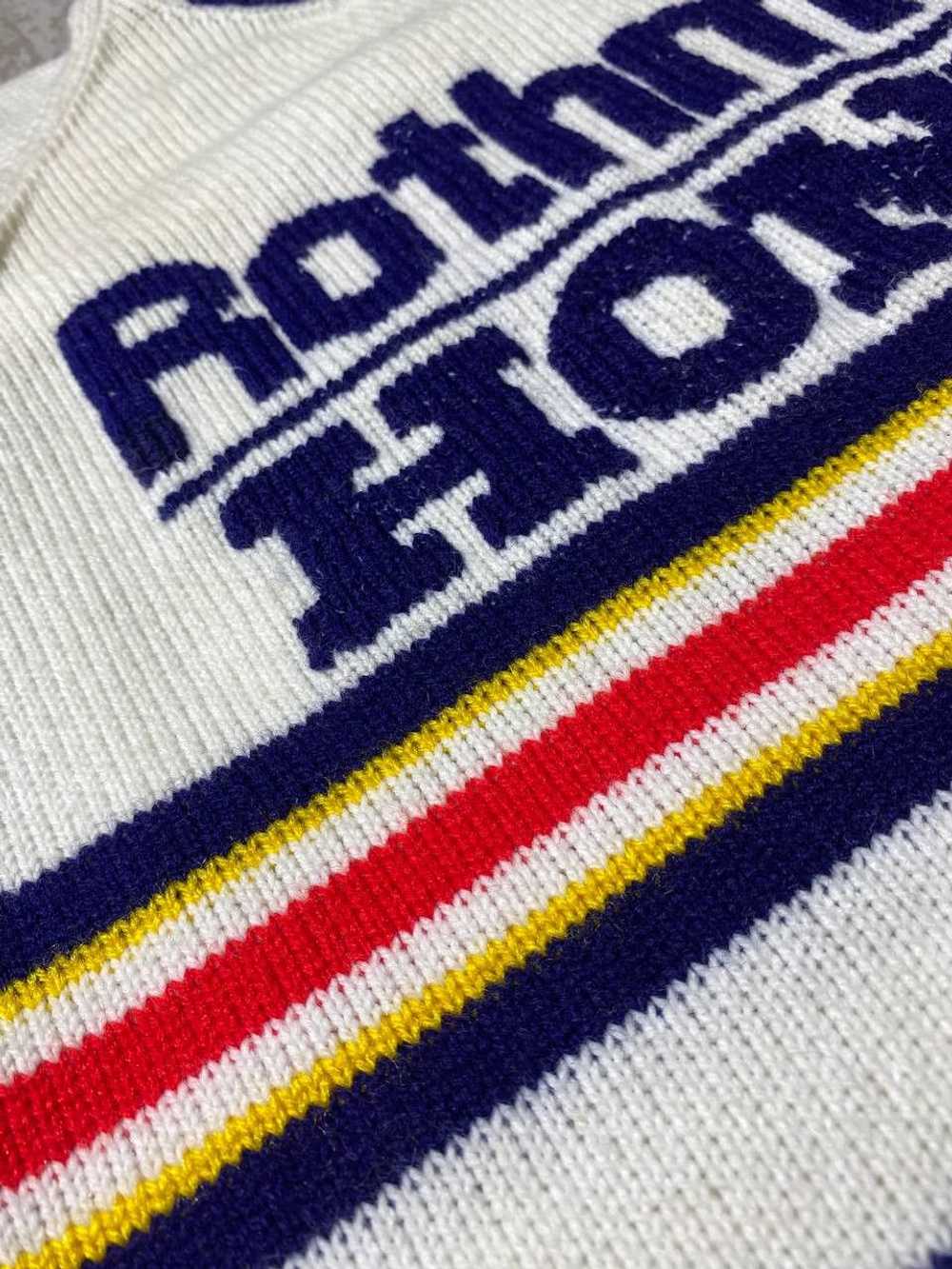 Honda × Racing × Vintage 80s RARE Vintage Knit Sw… - image 7