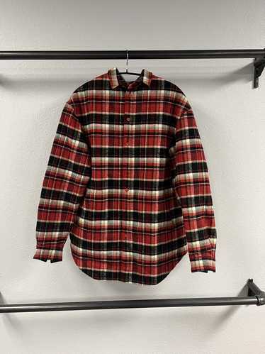 Balenciaga Boxy Padded Flannel Jacket