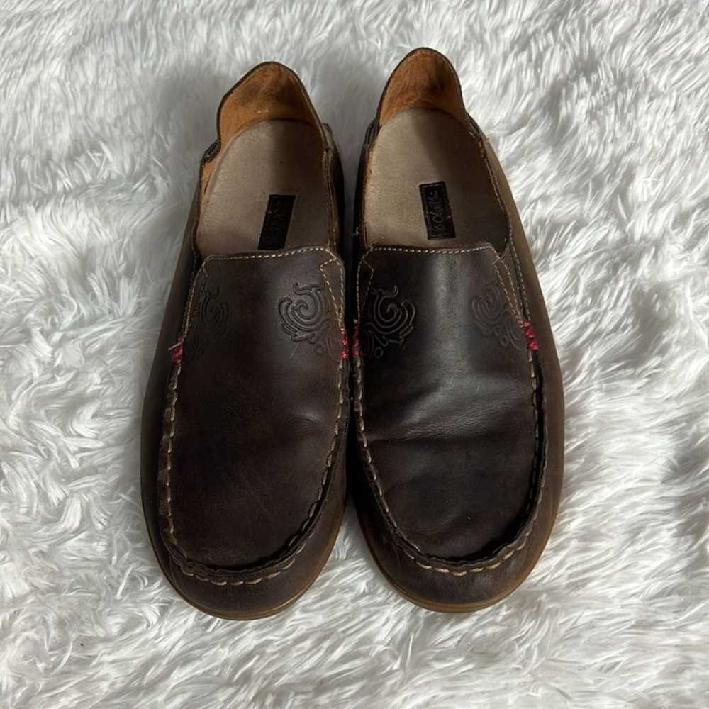 OluKai Nohea Nubuck Leather Slip On Shoes 7 - image 7