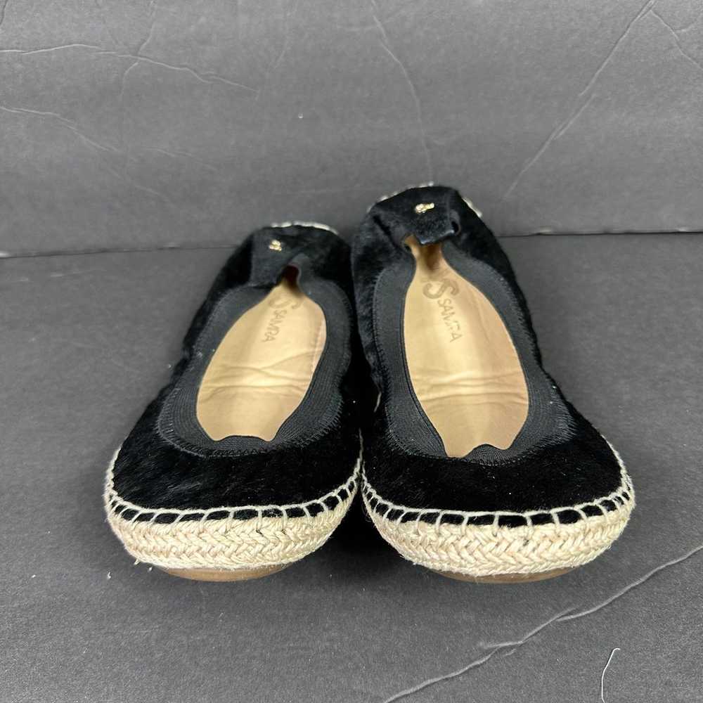 Yosi Samra Lara Women's Size 8 black haircalf esp… - image 2