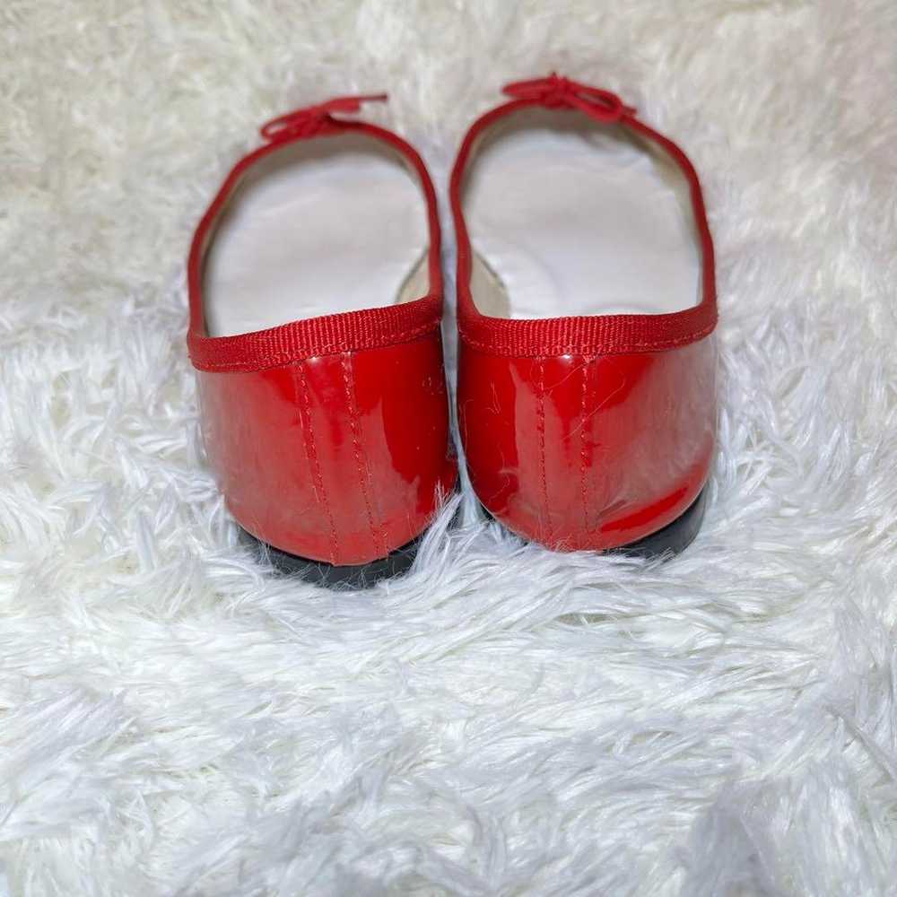 Repetto ballet shoes, red, flat shoes with ribbon… - image 5