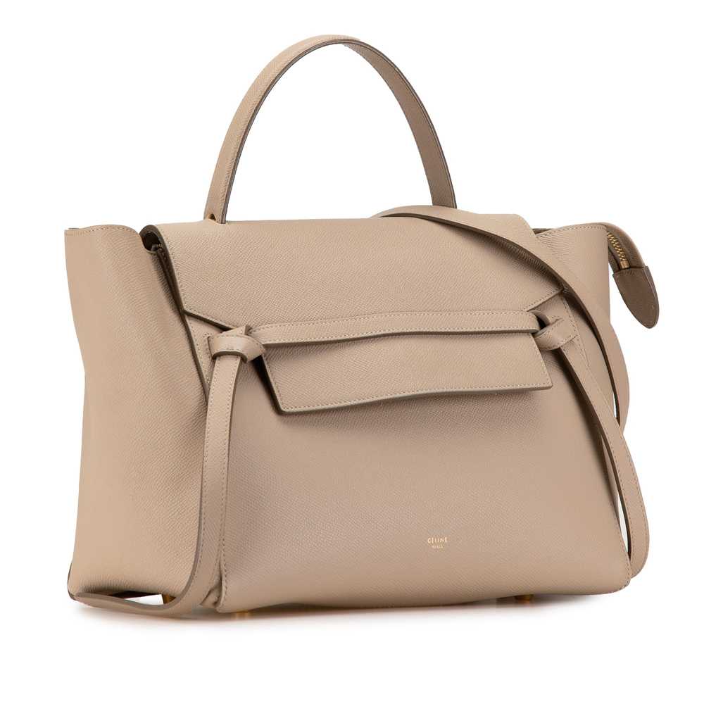 Beige Celine Mini Belt Satchel - image 2