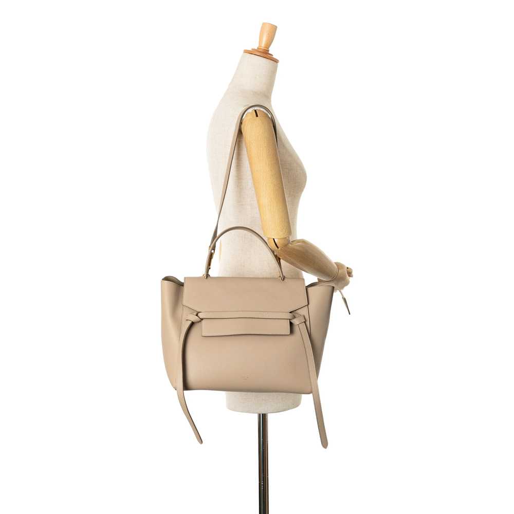 Beige Celine Mini Belt Satchel - image 5