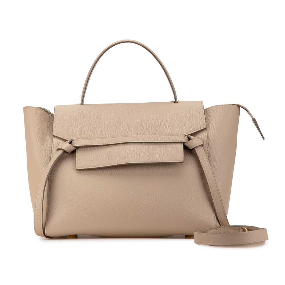 Beige Celine Mini Belt Satchel - image 6