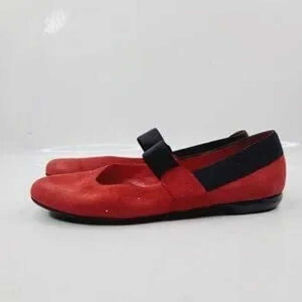 Gritti Women's Red Black Suede Luxe Slip-On Marry… - image 2