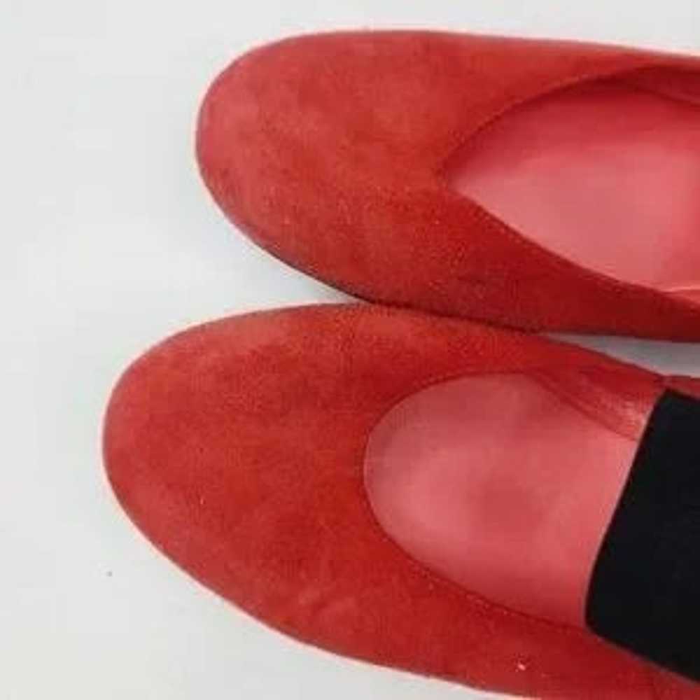 Gritti Women's Red Black Suede Luxe Slip-On Marry… - image 3