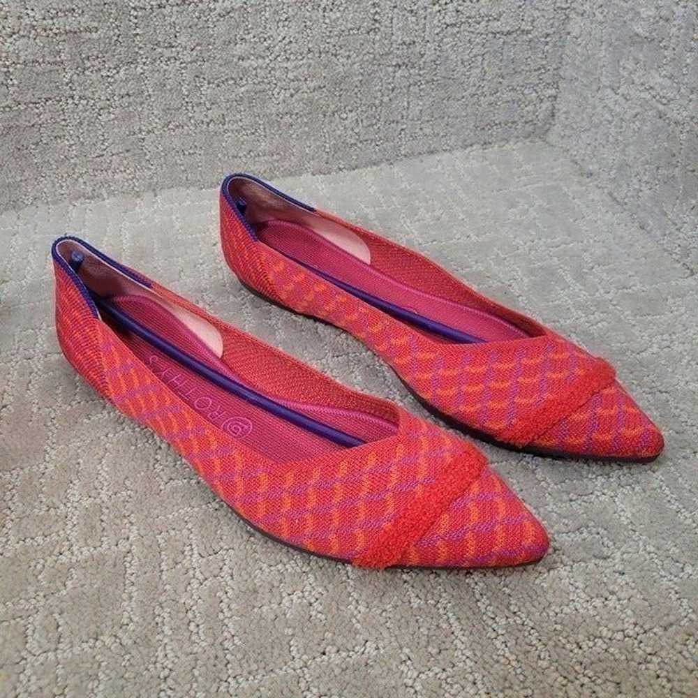 Rothys The Point Women's Size 10 US Pomegranate G… - image 11