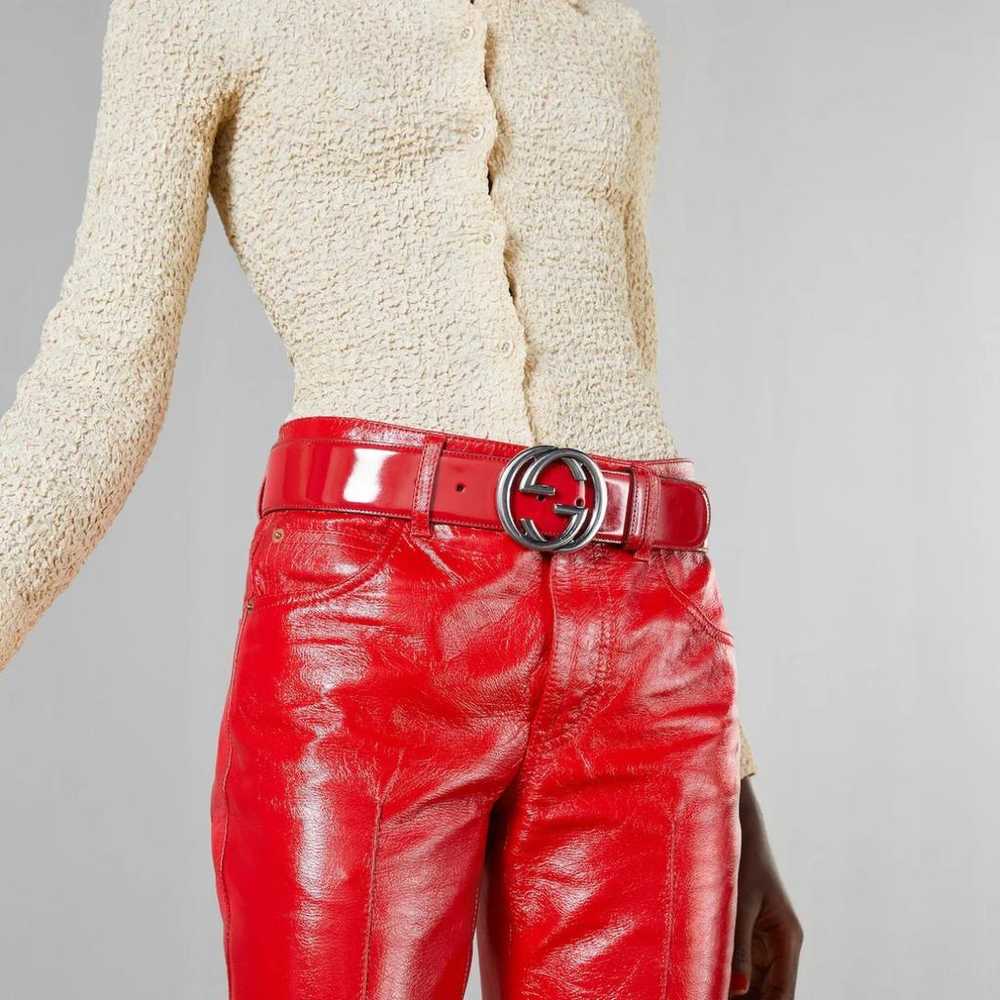 Gucci Leather belt - image 3