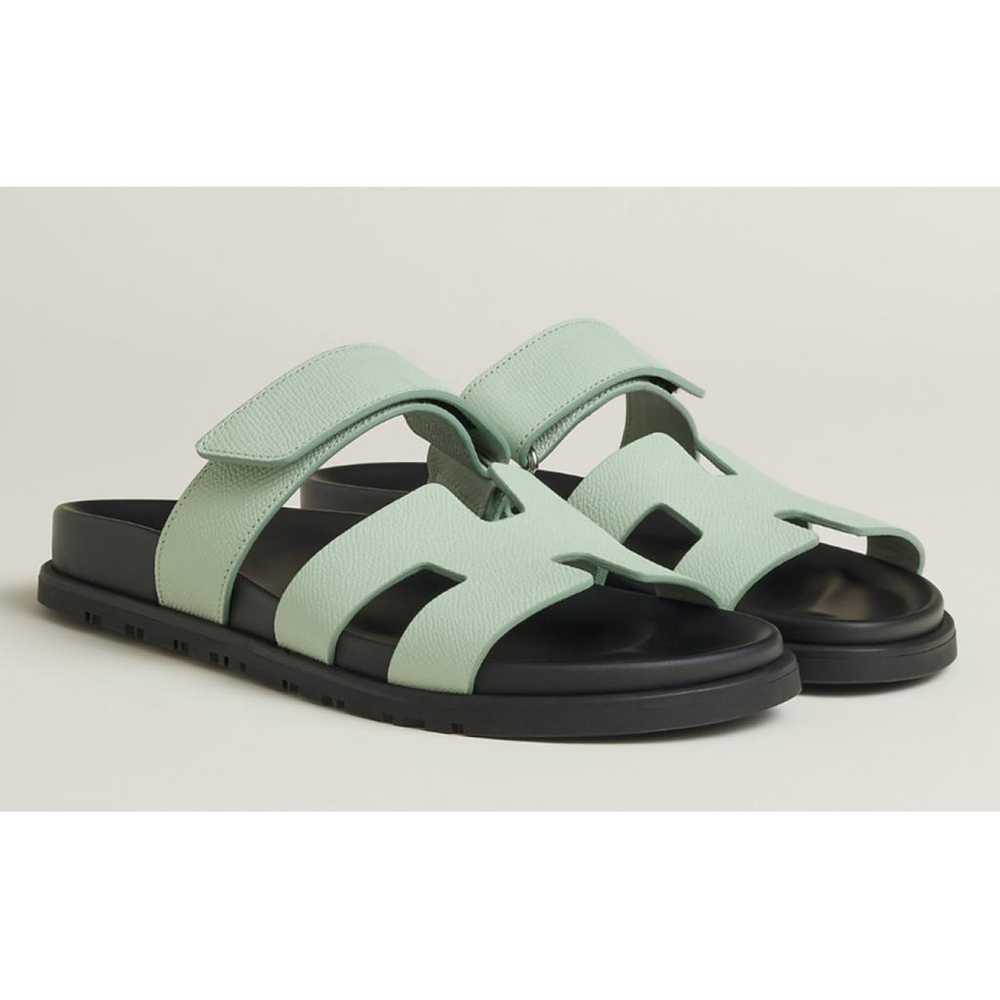 Hermès Leather sandal - image 2