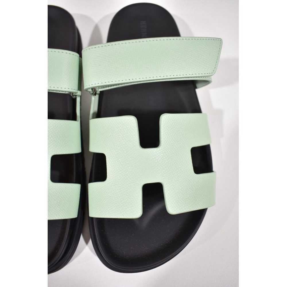 Hermès Leather sandal - image 8