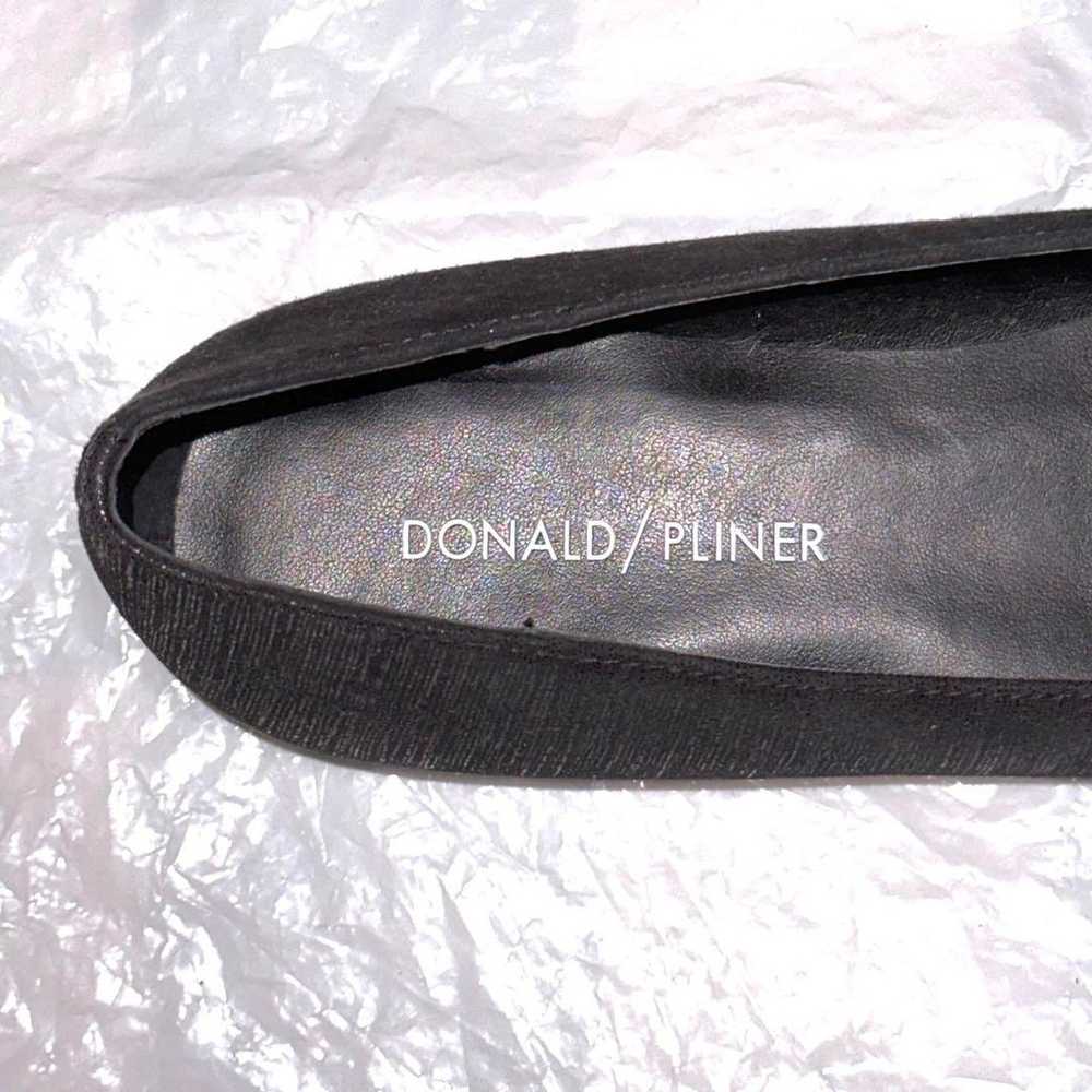 Black combination material flat shoes from DONALD… - image 2