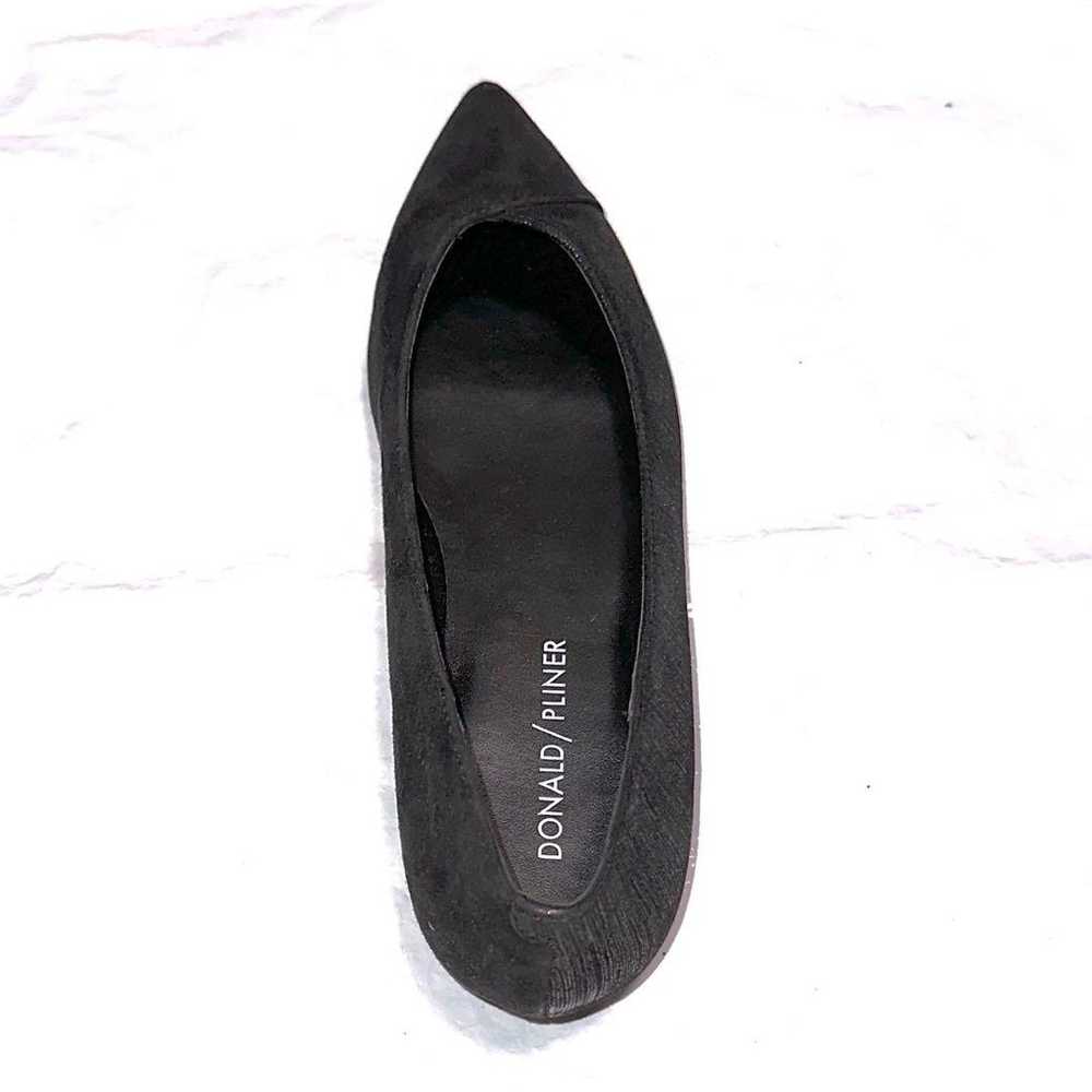 Black combination material flat shoes from DONALD… - image 4