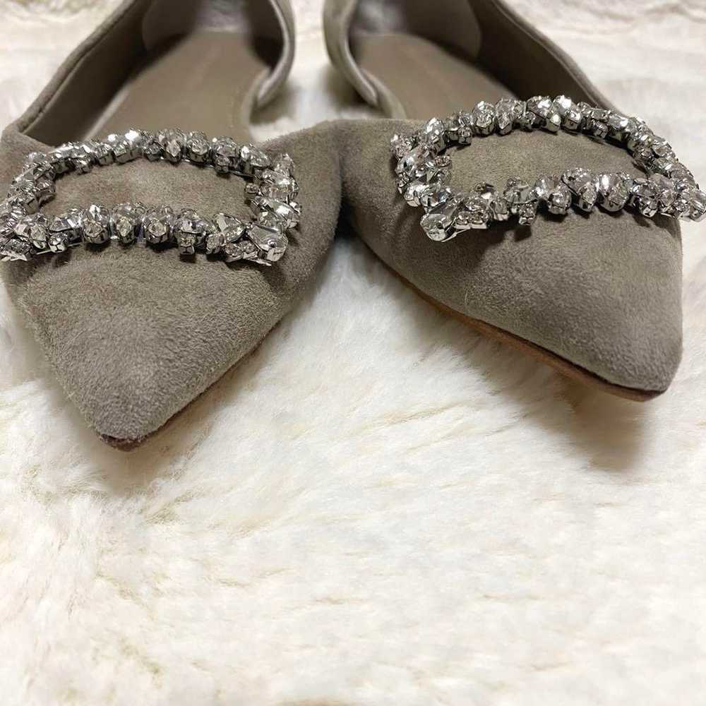 Tsurubaimariko Oikawa Bejeweled Flat Pumps Pointe… - image 9