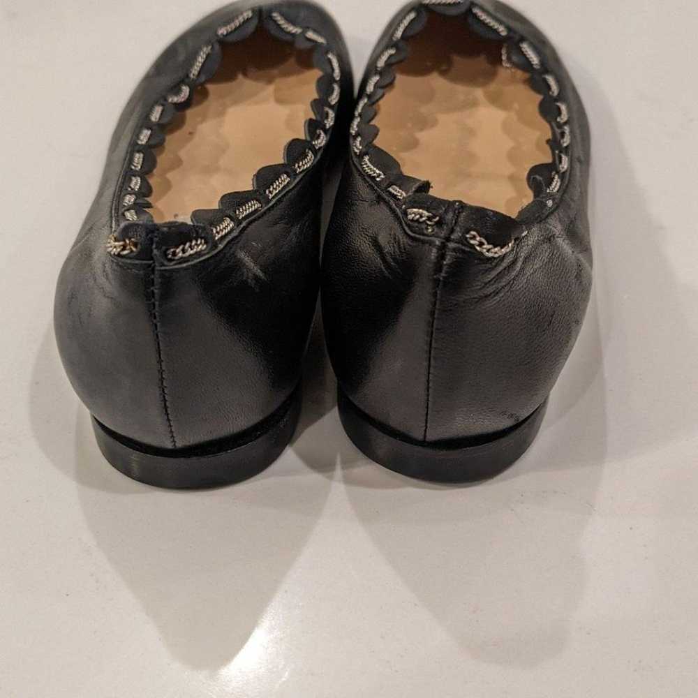 Pour La Victoire | Black Leather Flats - image 6