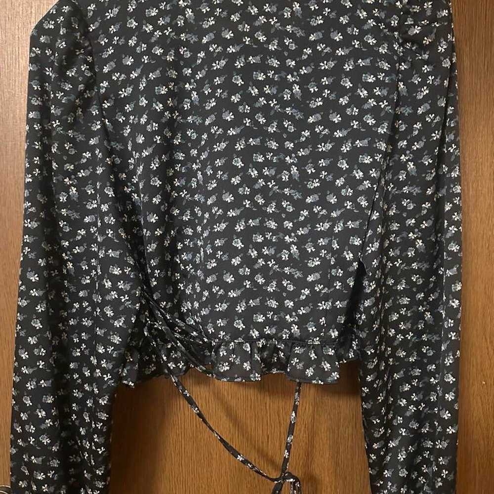 DEICY Vintage Ribbon Flower Blouse - image 5