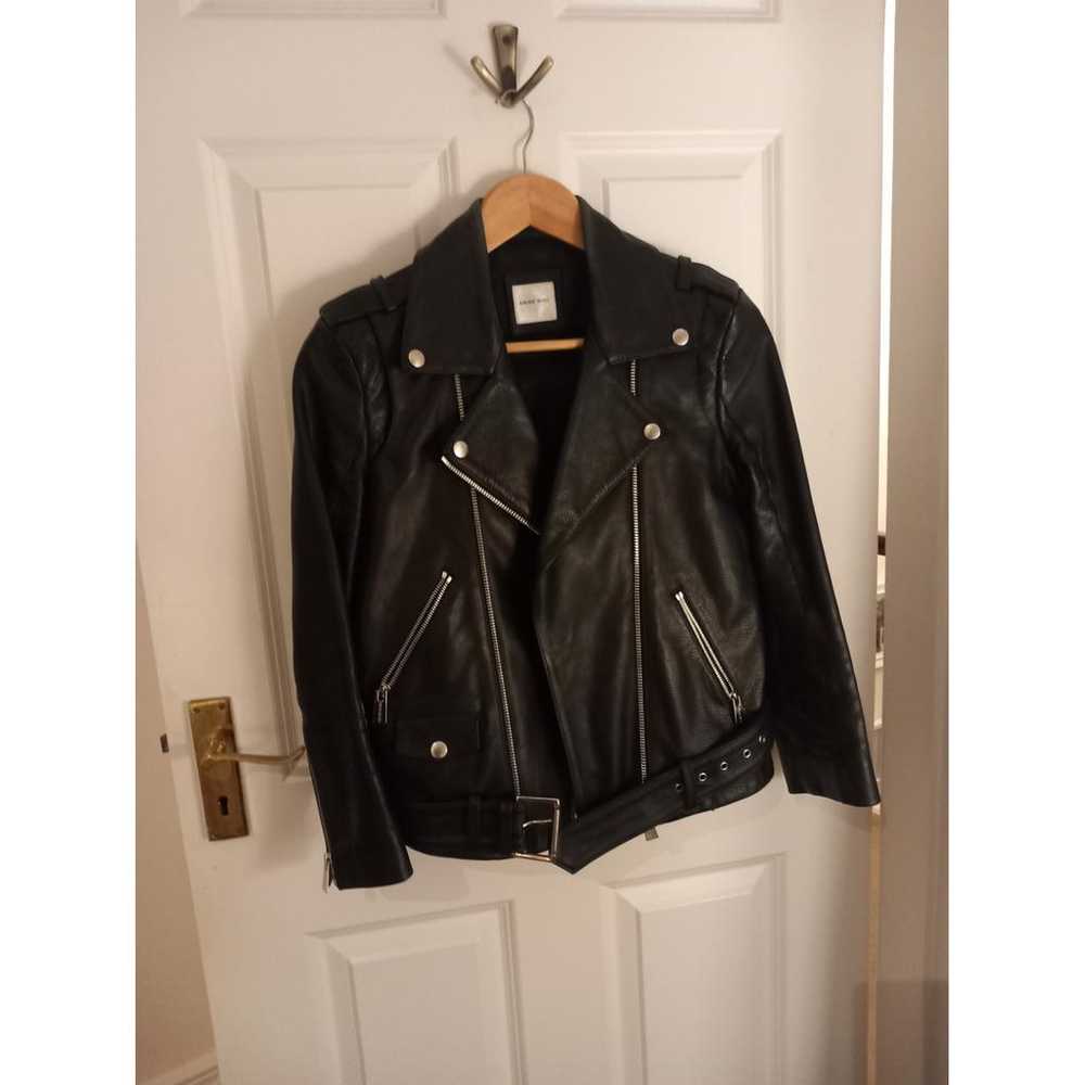 Anine Bing Leather biker jacket - image 5