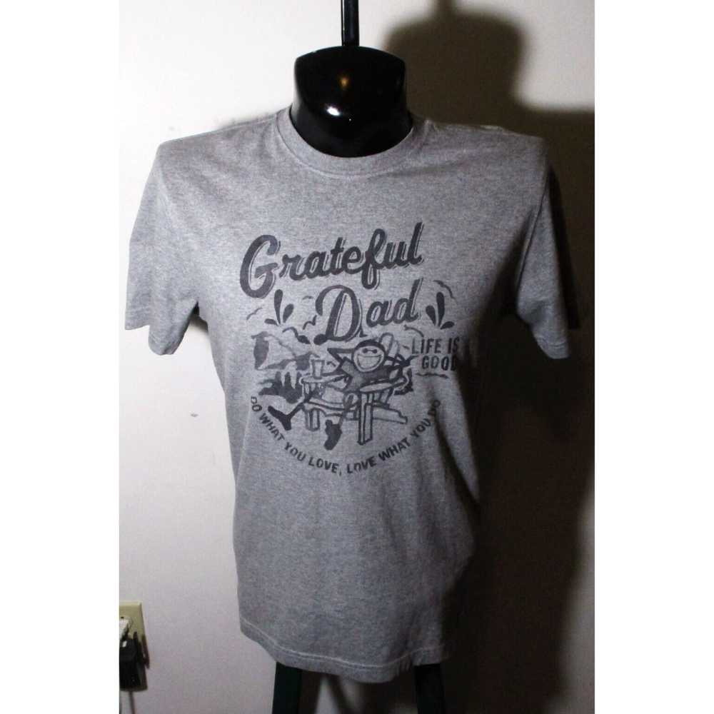 Life Is Good Grateful Dead Graphic Tee in Soft Gr… - image 1