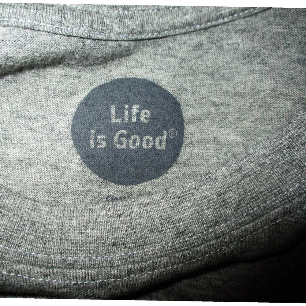 Life Is Good Grateful Dead Graphic Tee in Soft Gr… - image 6