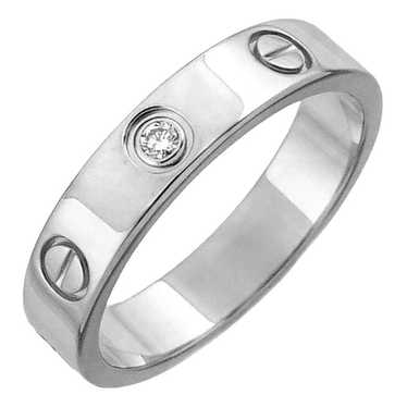 Cartier Love white gold ring