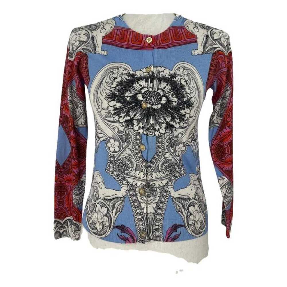 Versace Silk cardigan - image 1