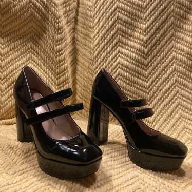 NWOT Mix No. 6 chunky black heels