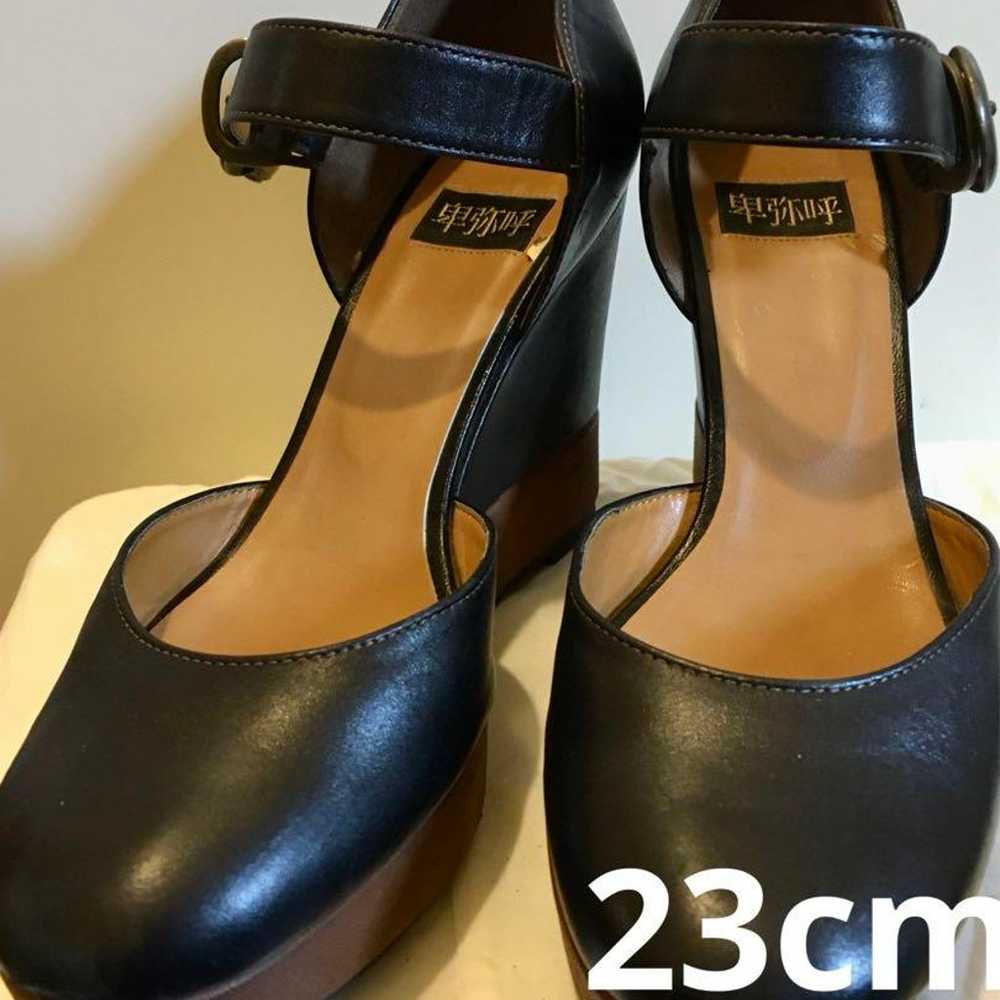 Himiko Himiko Strap Wedge Sole Pumps - image 1