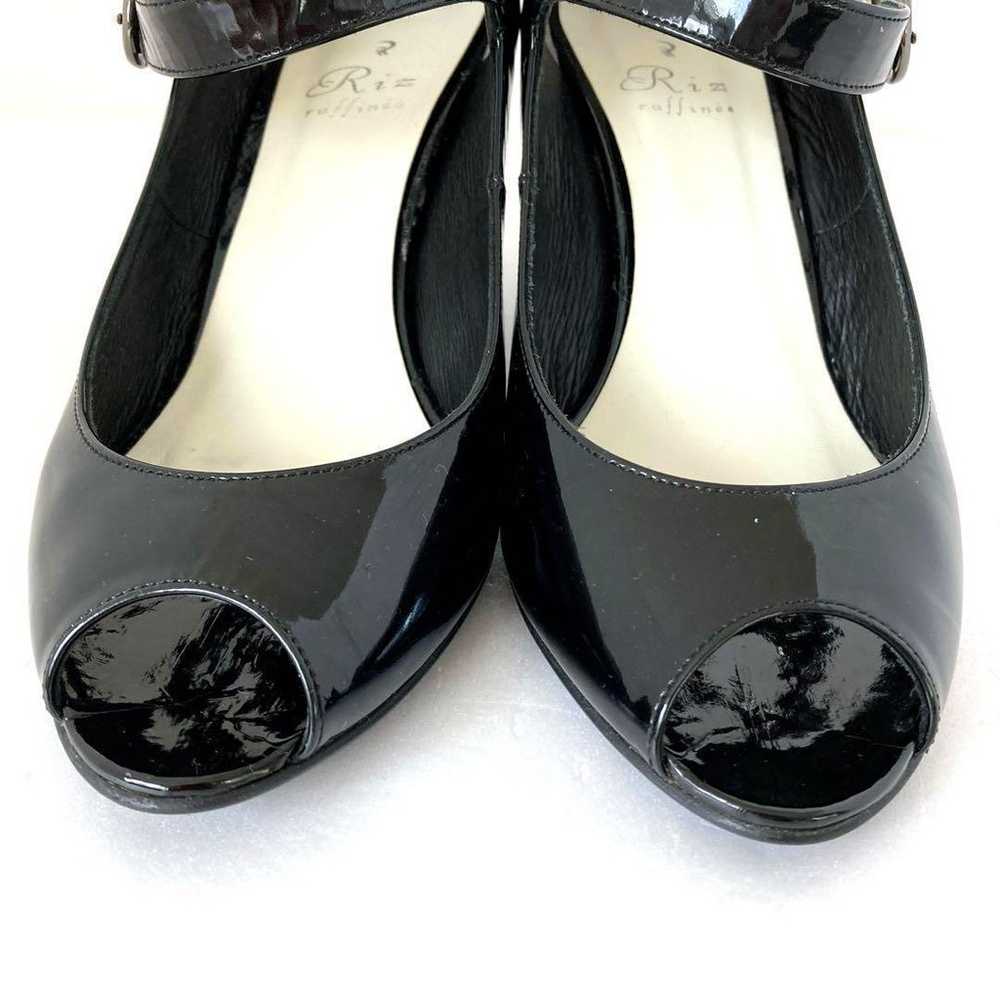 Rizrafine pumps with open toe, ankle strap and we… - image 3