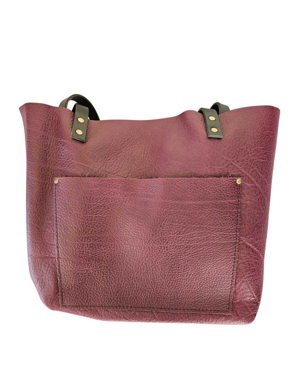 Portland Leather Plum Large Classic Tote - image 6