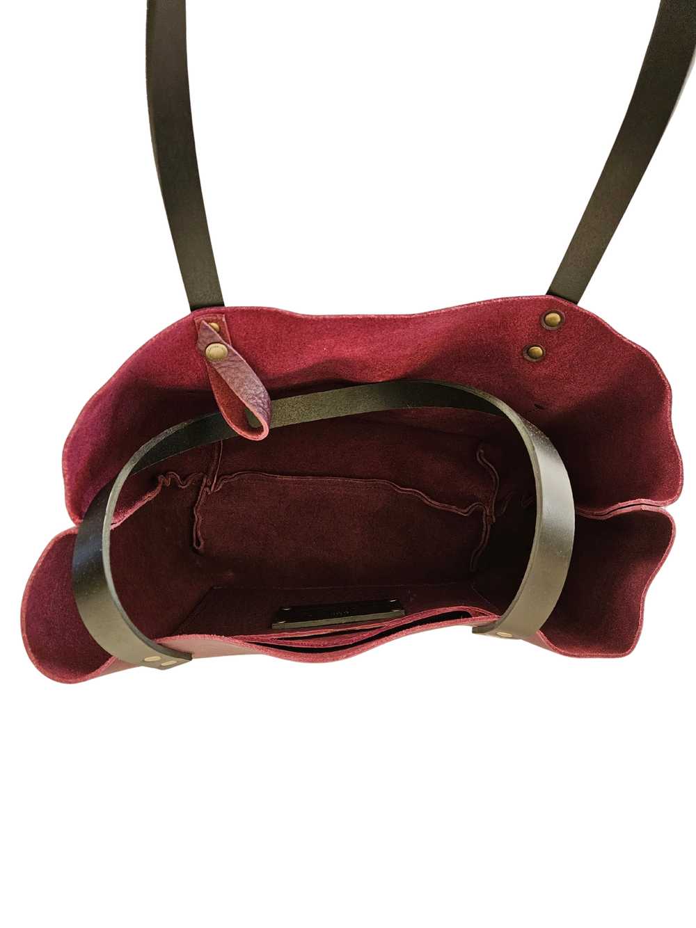 Portland Leather Plum Large Classic Tote - image 7