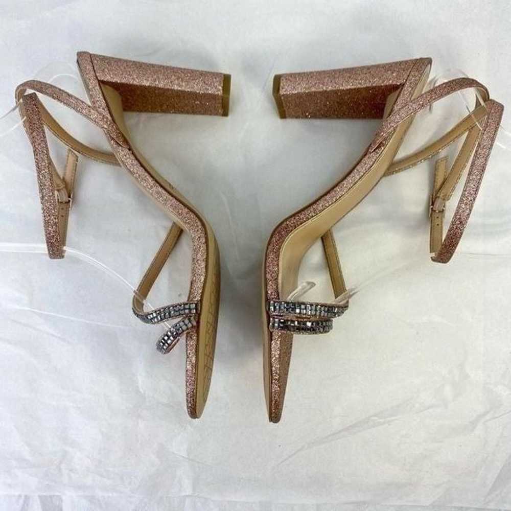 New Jewel Badgley Mischka Embellished
Heeled Sand… - image 3