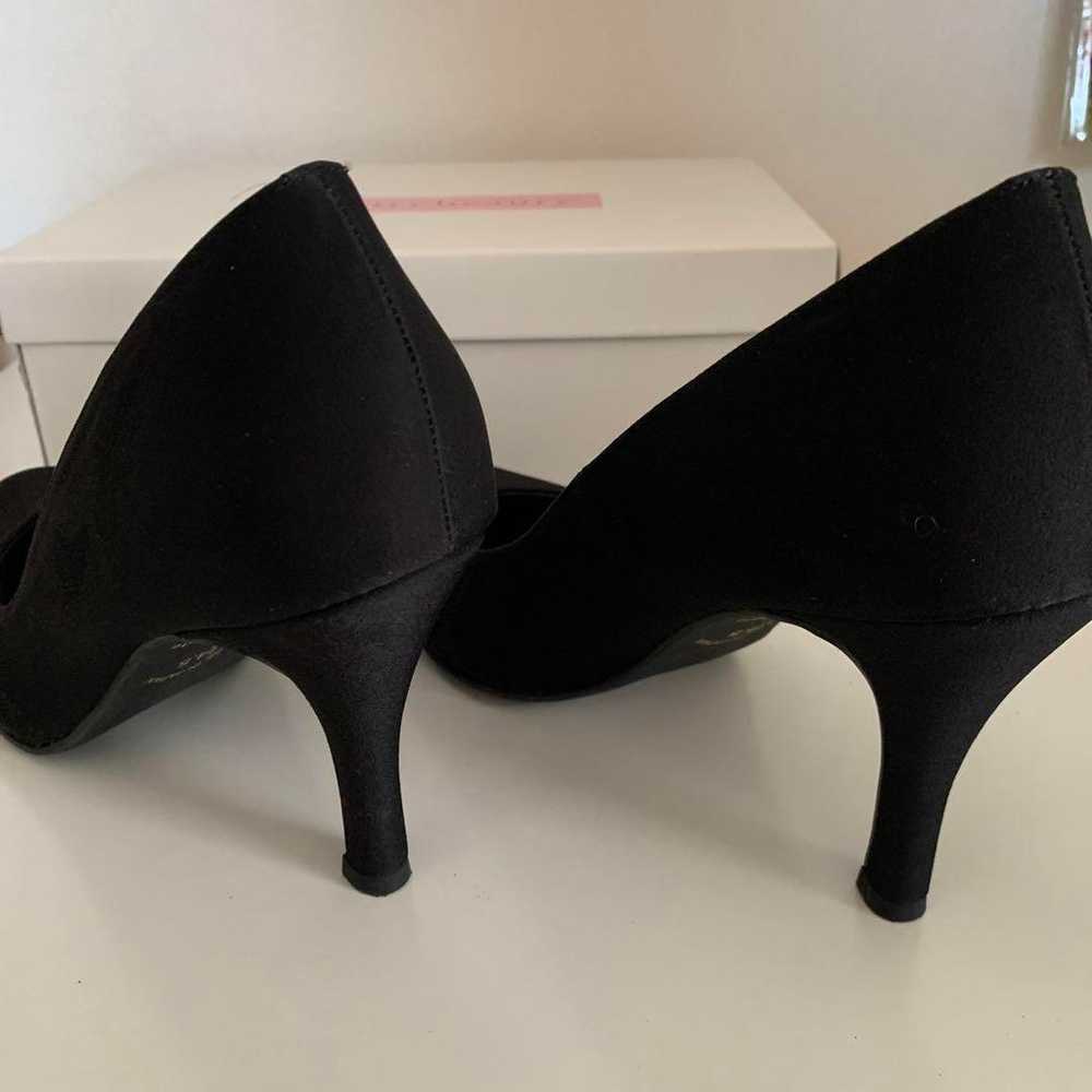 High Heels, Satin Fabric, Black, 24.5cm - image 6