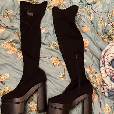 Darker wavs thigh high boots - image 1