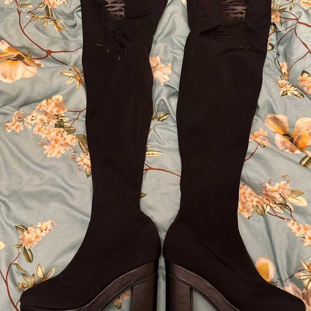 Darker wavs thigh high boots - image 2