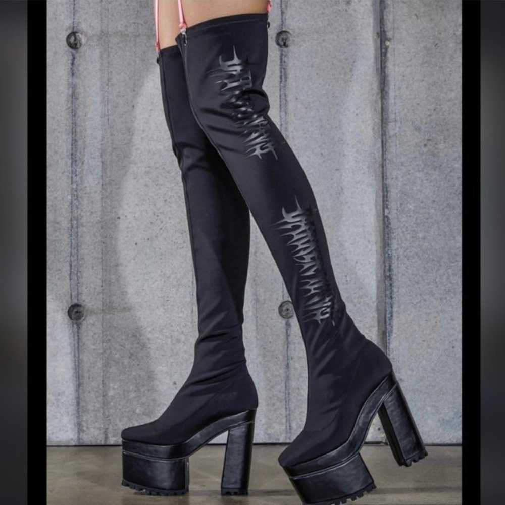 Darker wavs thigh high boots - image 4