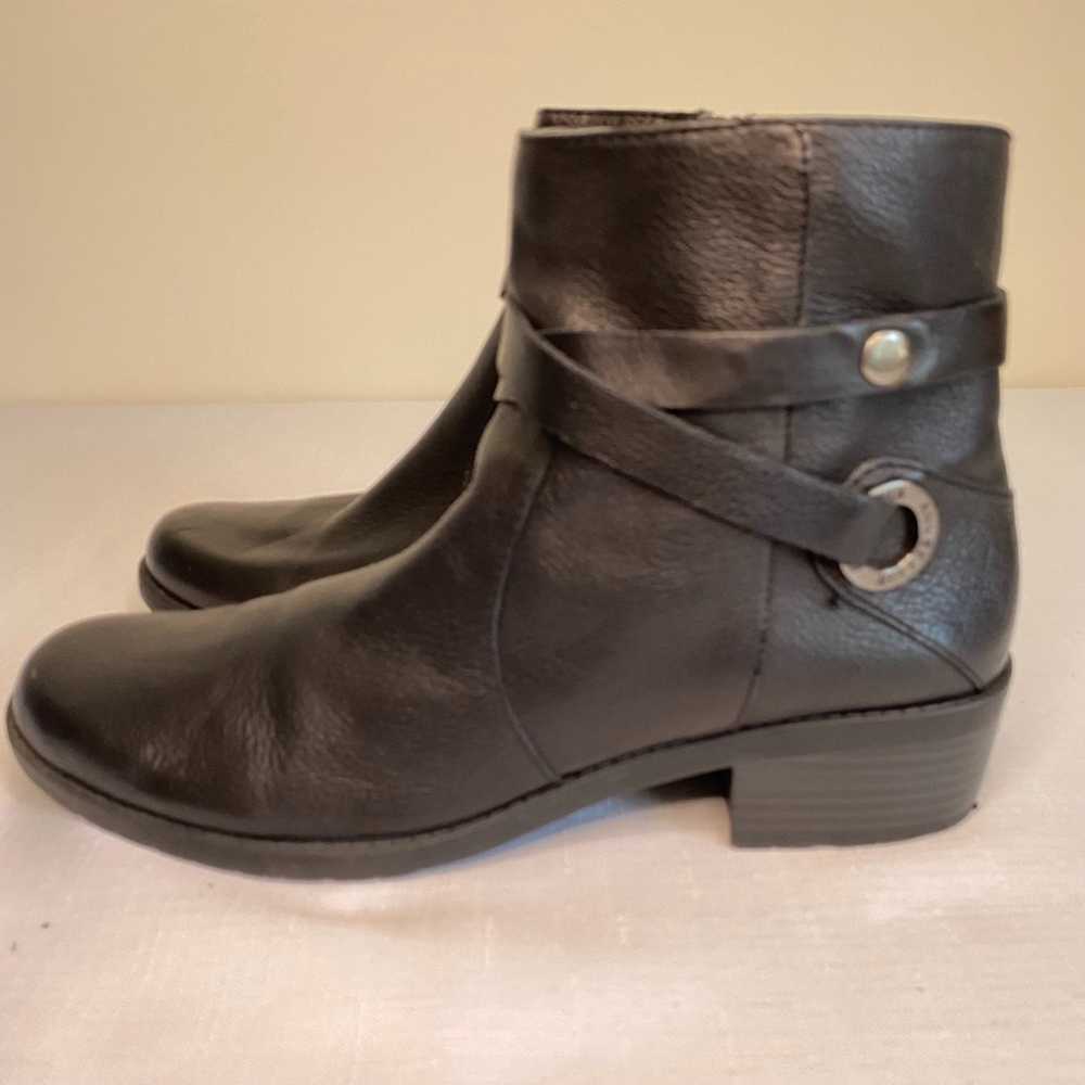 Anne Klein Libby Flex Size 9 1/2 Black Leather An… - image 1