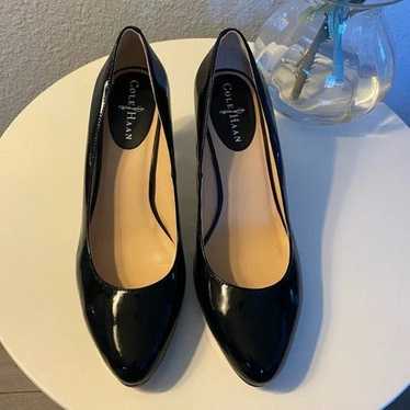 Cole Haan | Platform Patent Leather Heels | Black 