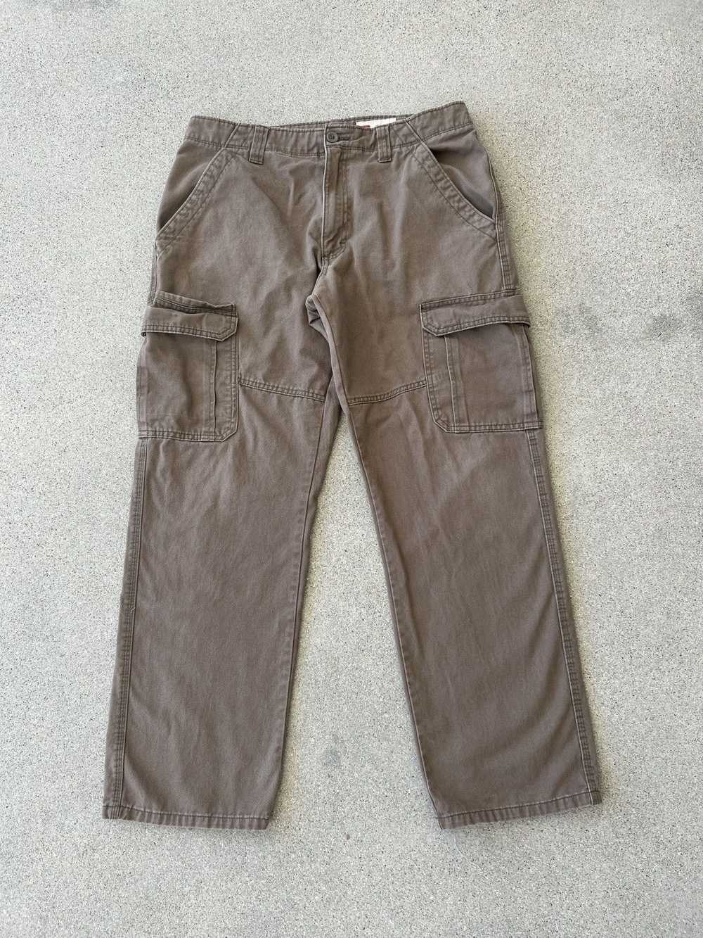 Wrangler Vintage Brown Relaxed Fit Wrangler Cargo… - image 1